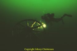 In the norwegian Flekkefjord, the wreck of Gudrun still h... by Johnny Christensen 